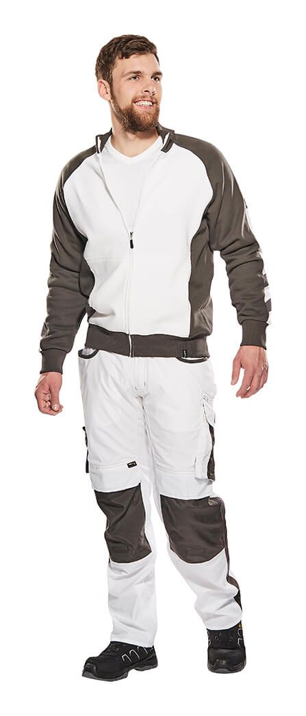 Pantaloni con tasche porta-ginocchiere UNIQUE antracite/nero