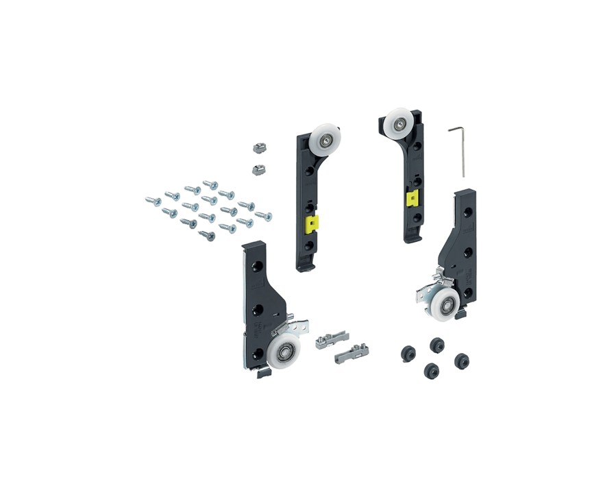 SlideLine M Kit ferramenta per ante non ammortizzate