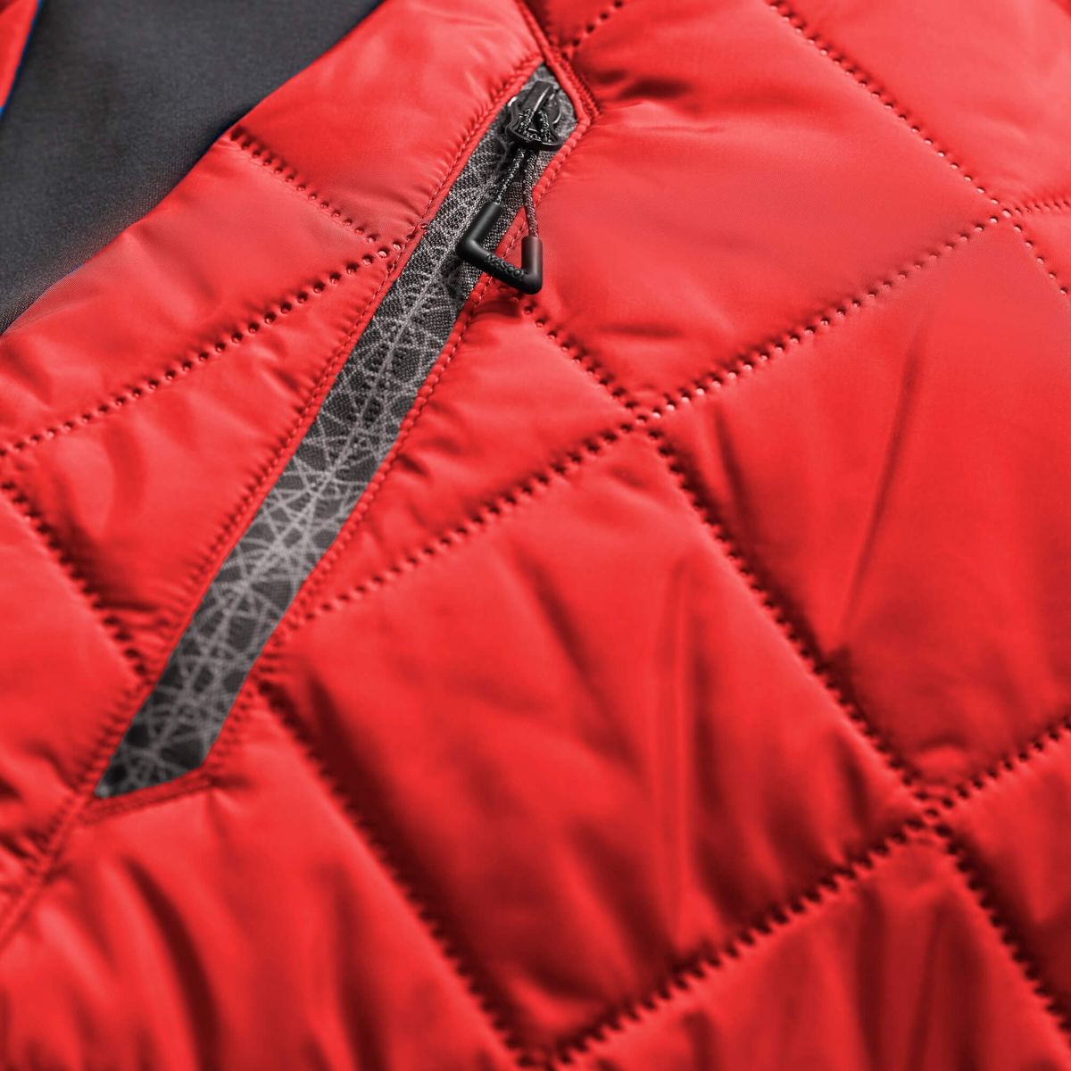 Giacca termica ACCELERATE rosso/nero