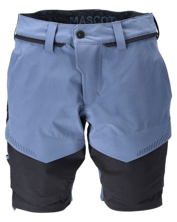 Pantalone corto CUSTOMIZED blu grigio/blu navy scuro