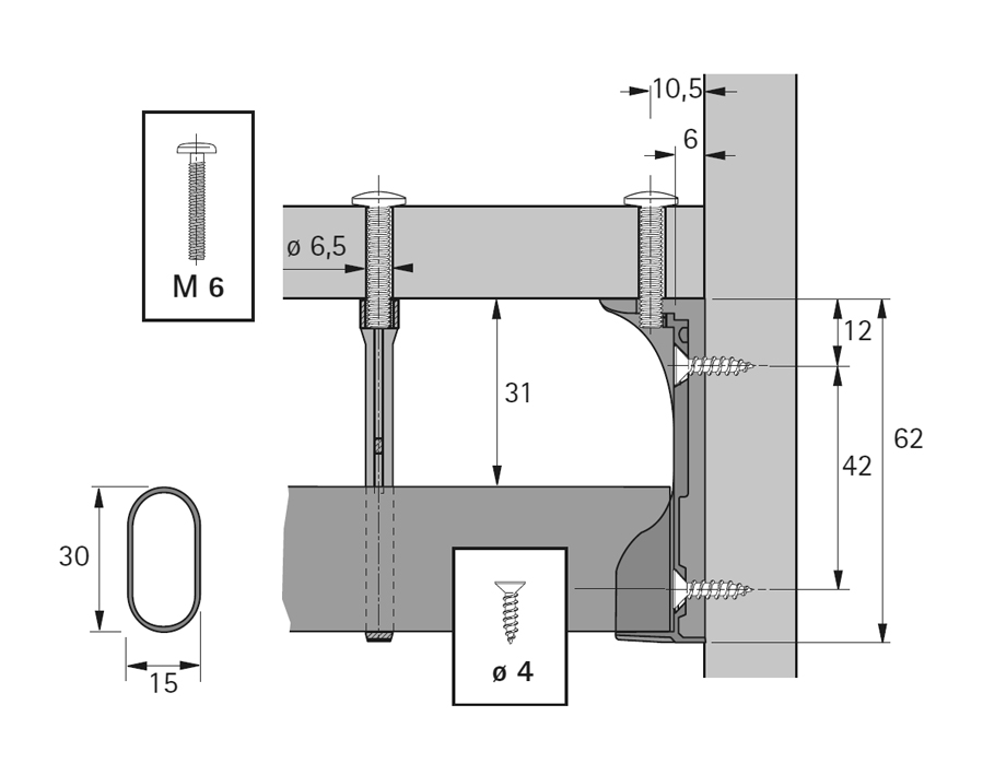 Supporto centrale SL 781 