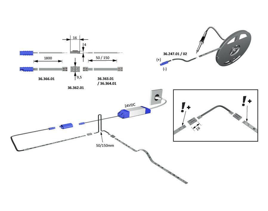 Striscia LED Versa Inside 160 