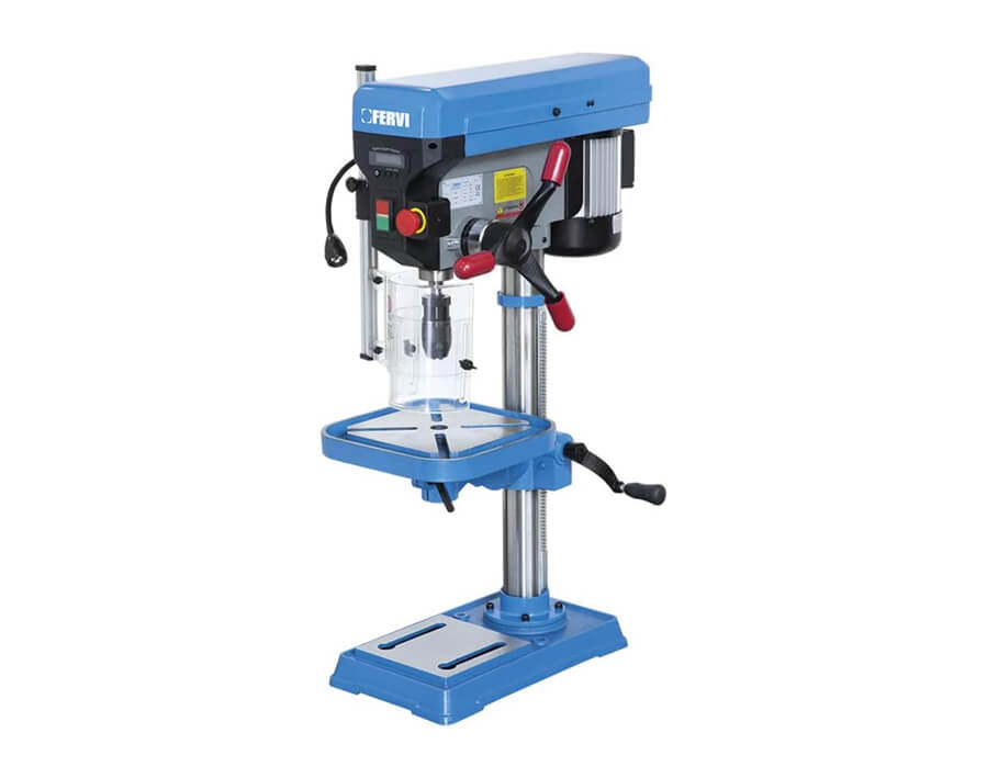 Trapano da banco con trasmissione a cinghia 