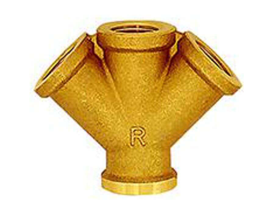 Druckluftverteiler mit 3 Abgängen