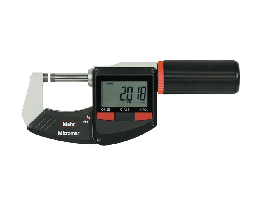 Digital-Bügelmessschraube mit Toleranz-Funktion und Integrated Wireless