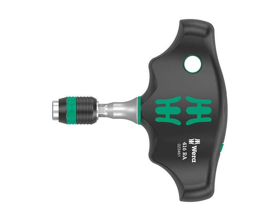 Quergriff-Bit-Handhalter mit Ratschenfunktion und Schnellwechselfutter 416 RA