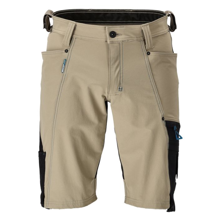 Pantalone corto ADVANCED kakichiaro/nero