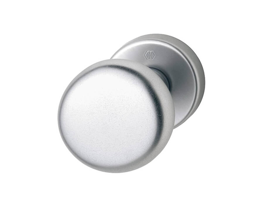 Pomolo su rosetta in alluminio 53H/42K 