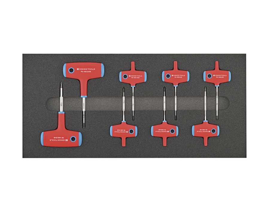 Werkzeugmodul Quergriff Innen-TORX®, 8-teilig, Modul 1/3