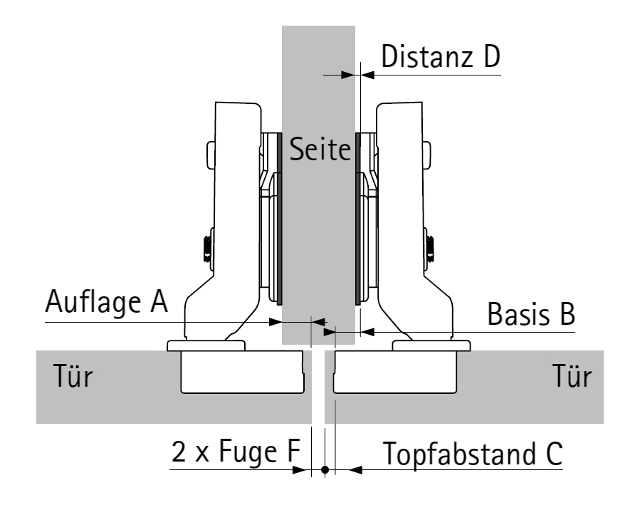 Cerniera da 105° Veosys