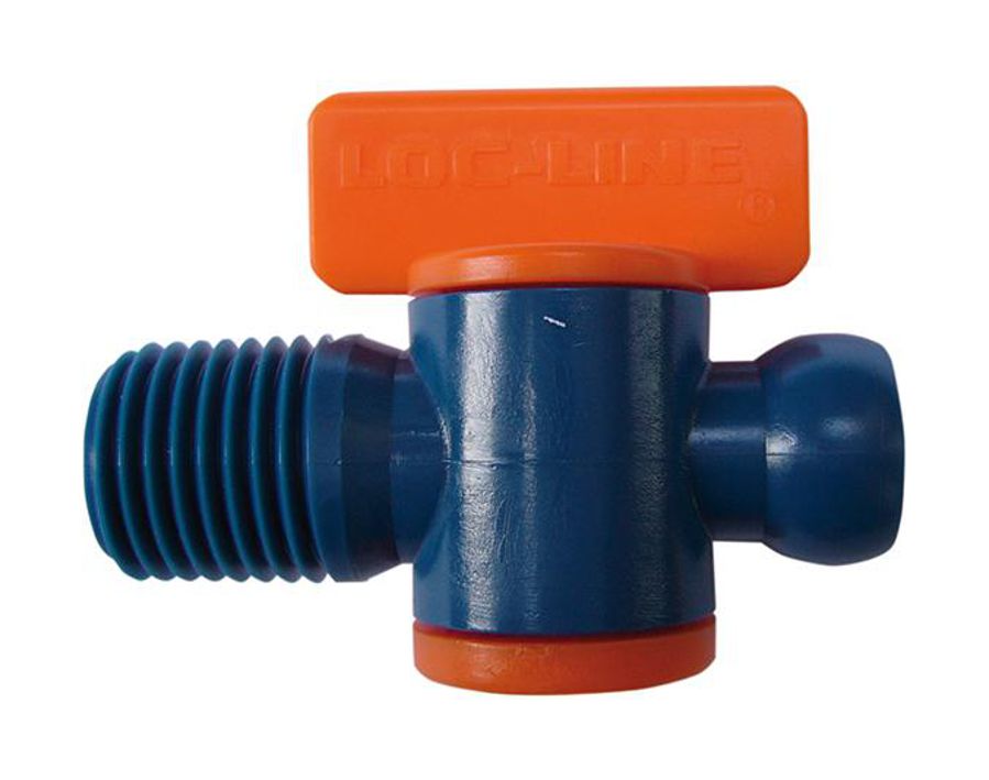 Abstellhahn mit Außengewinde für Kühlmittelschlauch 1/2"