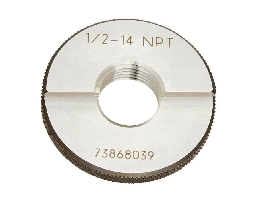 Gewindelehrring für NPT-Kegeliges-Rohrgewinde, Kegel 1:16