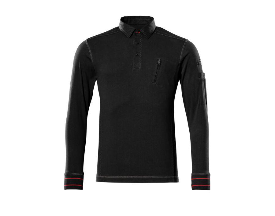Polo Felpata FRONTLINE nero