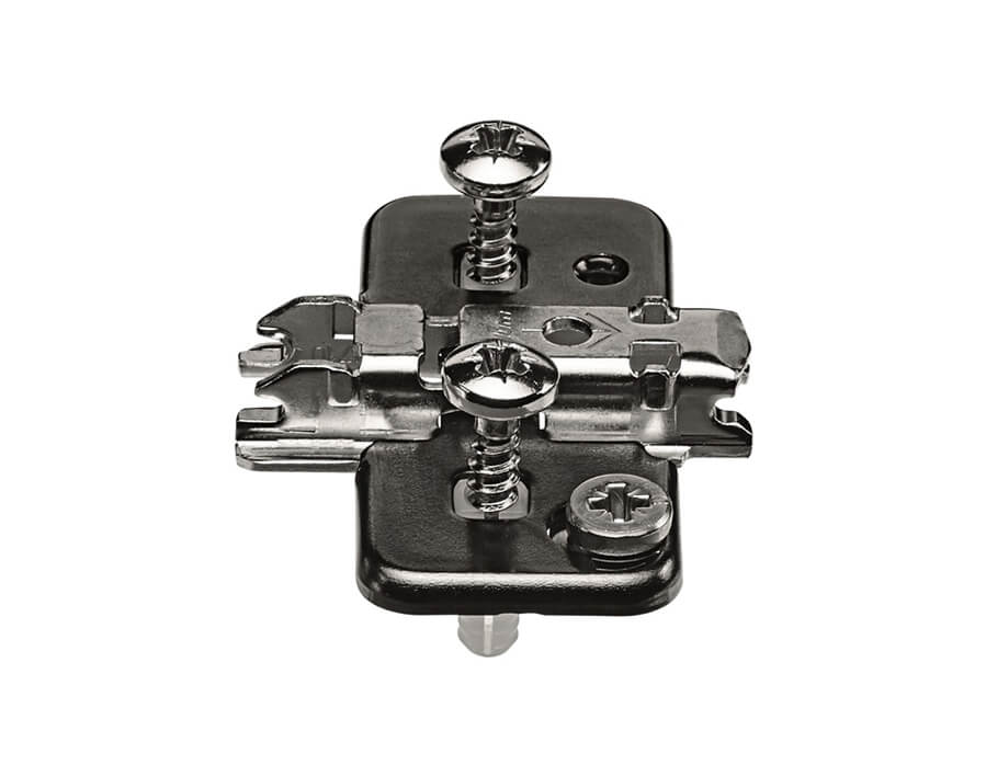 Piastrina di premontaggio a croce con eccentrico CLIP top