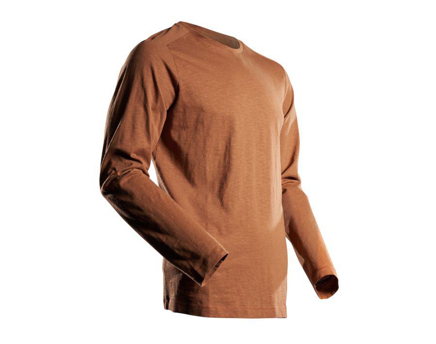 Maglietta, a maniche lunghe CUSTOMIZED nocciola