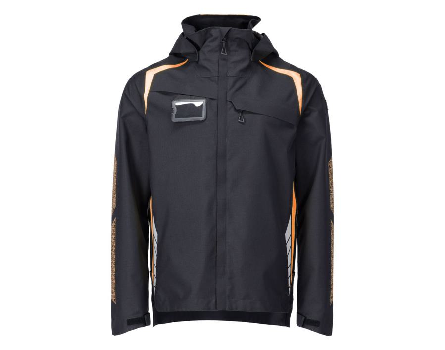 Giacca antivento ACCELERATE SAFE blu navy scuro/hi-vis arancio