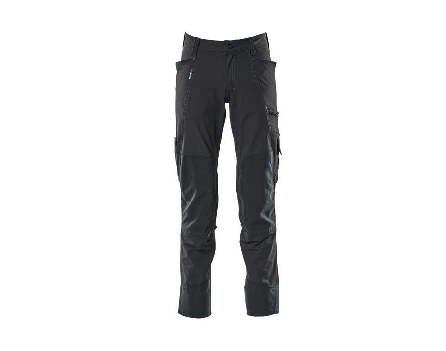Pantaloni con tasche porta-ginocchiere ADVANCED blu navy scuro