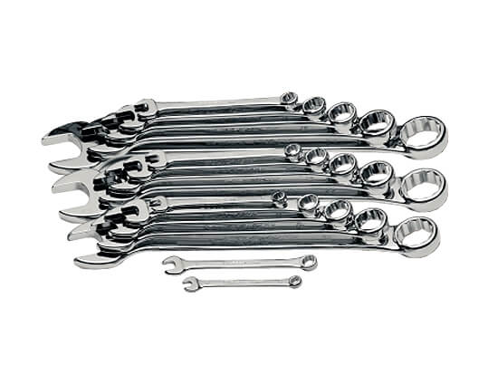Serie chiavi combinate da 17 pezzi