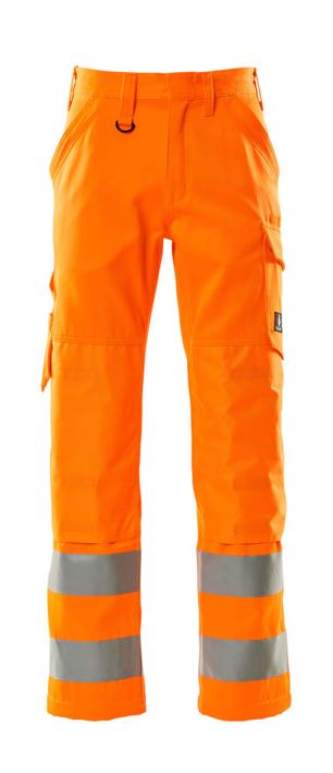 Pantaloni con tasche porta-ginocchiere SAFE LIGHT hi-vis arancio