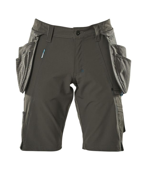 Pantalone corto con tasche esterne ADVANCED antracite scuro