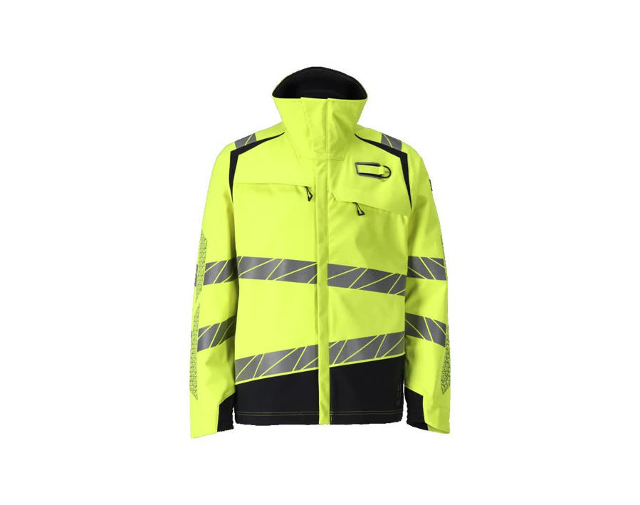 Giacca Softshell ACCELERATE MULTISAFE hi-vis giallo/blu navy scuro