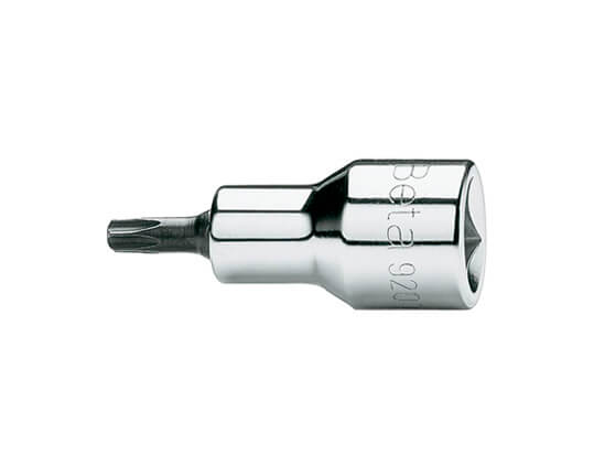 Chiave a bussola maschio per viti Torx, con attacco quadro femmina ½"