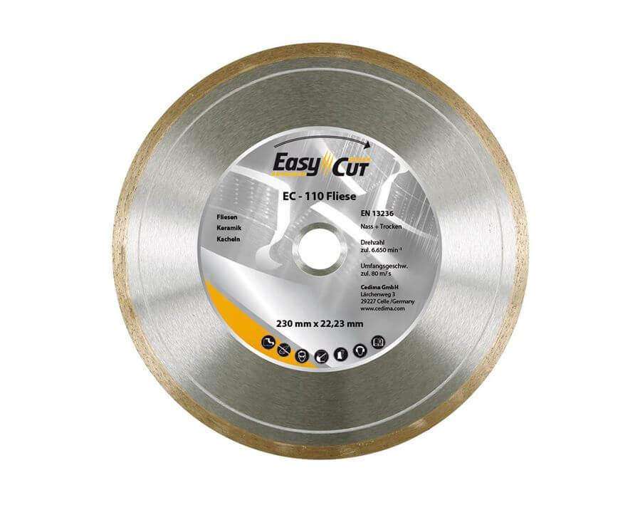 Diamant-Trennscheibe EC-110 Fliese