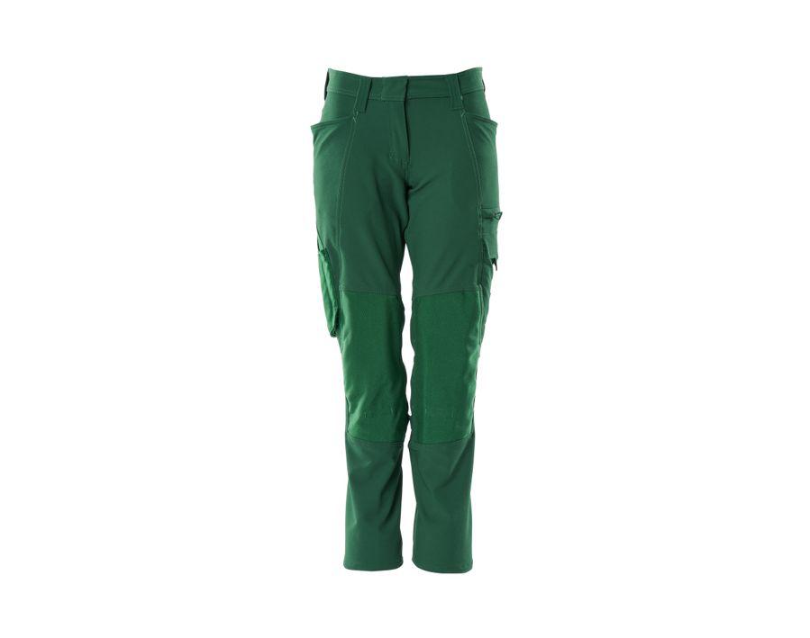 Pantaloni con tasche porta-ginocchiere ACCELERATE verde