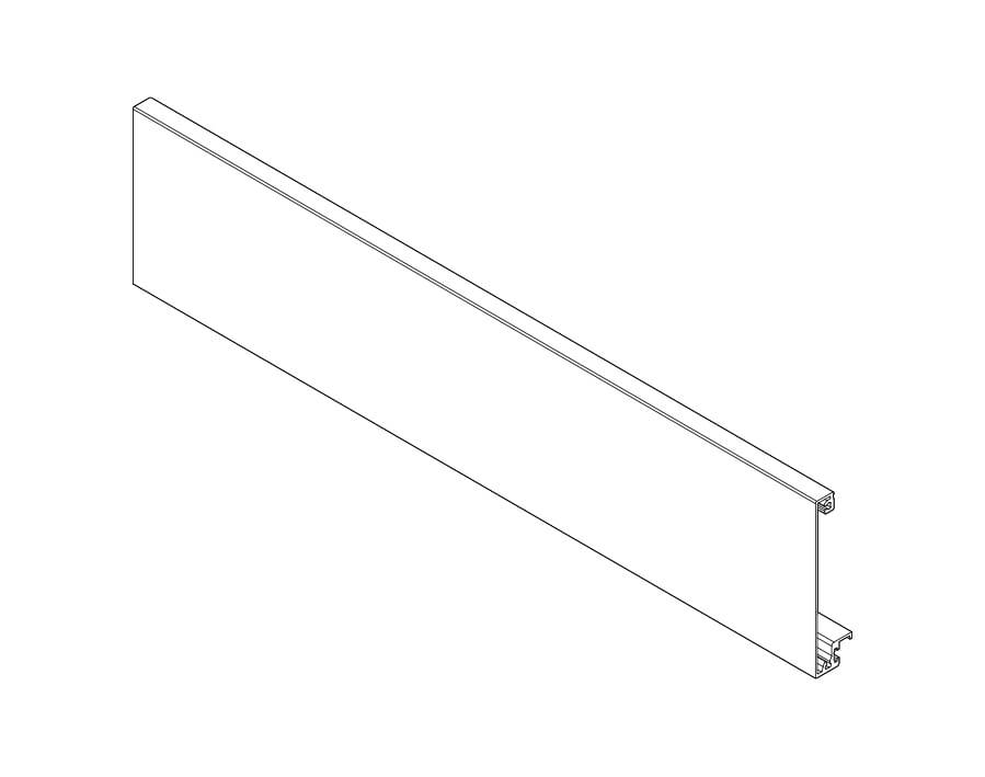 Frontale senza scanalatura per cassetto interno/cassettone interno MERIVOBOX 