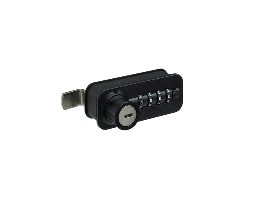 Serratura a combinazione con chiavistello e codice fisso