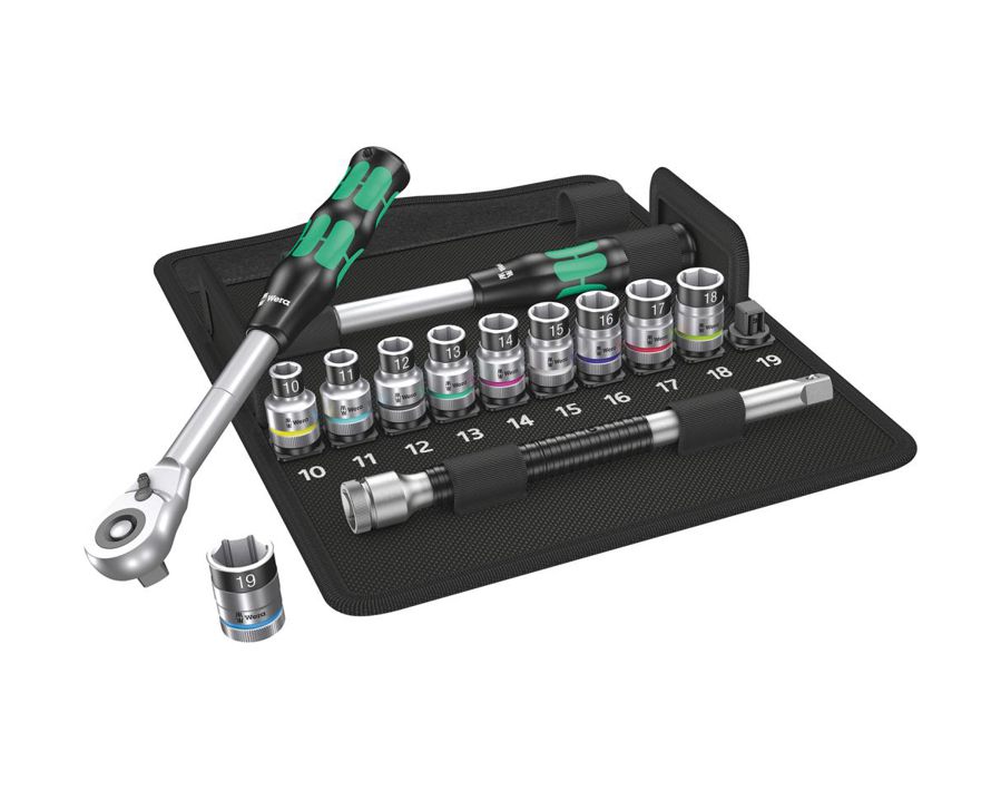 Sechskant-Steckschlüssel-Garnitur 1/2" Zyklop Hybrid