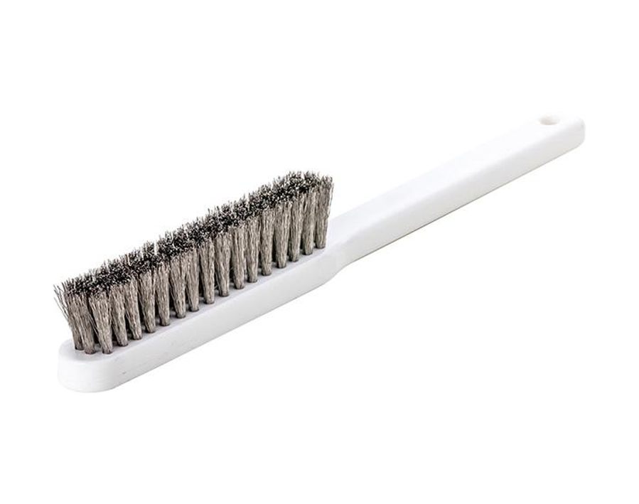 Feinbürste, rostfreier Stahldraht, gewellt, für den Einsatz in der Lebensmittelindustrie geeignet