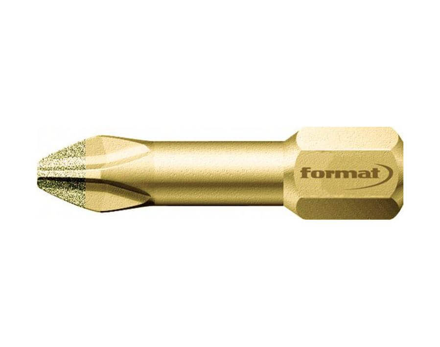 Bit für Kreuzschlitzschrauben PH 1/4", ähnlich DIN 3126 C 6,3 Diamant