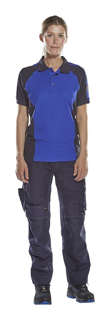 Pantaloni con tasche porta-ginocchiere UNIQUE blu navy scuro