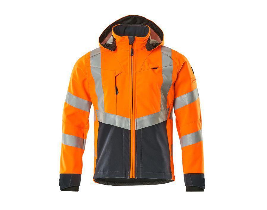 Giacca Softshell SAFE SUPREME hi-vis arancio/blu navy scuro