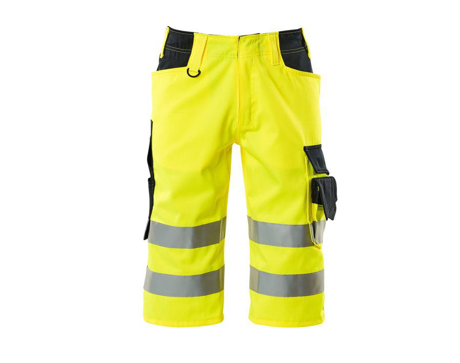 Bermuda SAFE SUPREME hi-vis giallo/blu navy scuro