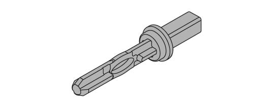 Adattatore TIP-ON BLUMOTION per guida LEGRABOX/MOVENTO TIP-ON