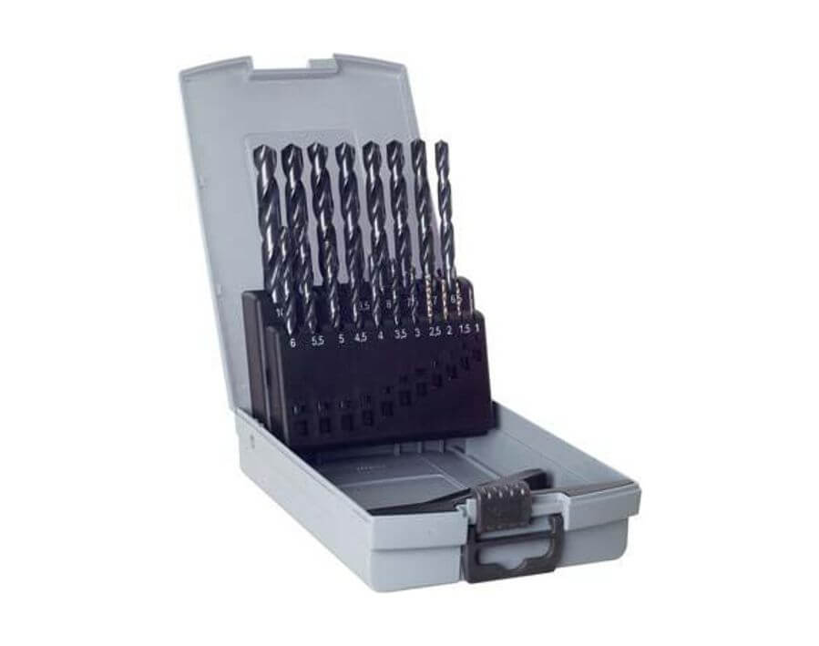 Spiralbohrer-Satz mit zyl. Schaft