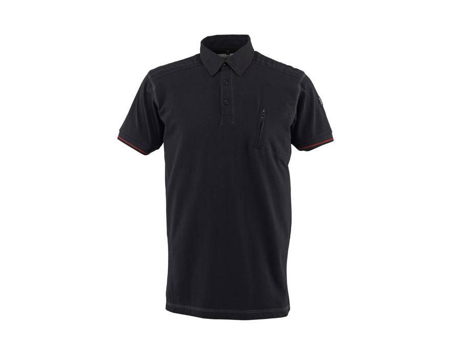Polo con tasca sul petto FRONTLINE nero