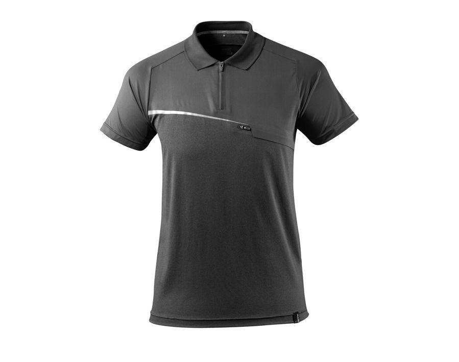 Polo con tasca sul petto ADVANCED antracite scuro