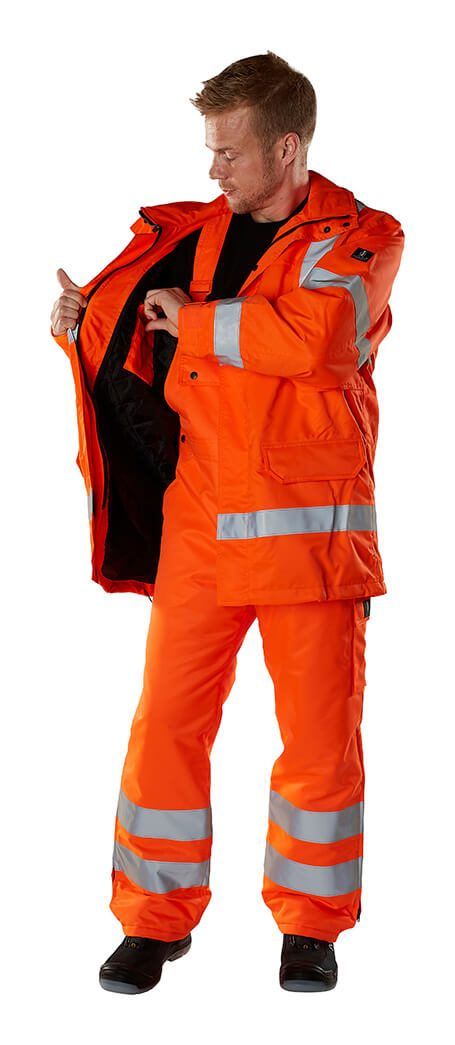Salopette antifreddo SAFE ARCTIC hi-vis arancio