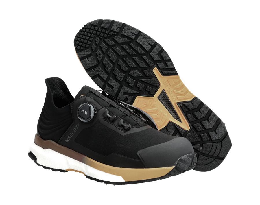 Scarpe antinfortunistiche FOOTWEAR CUSTOMIZED Nero/sabbia scuro
