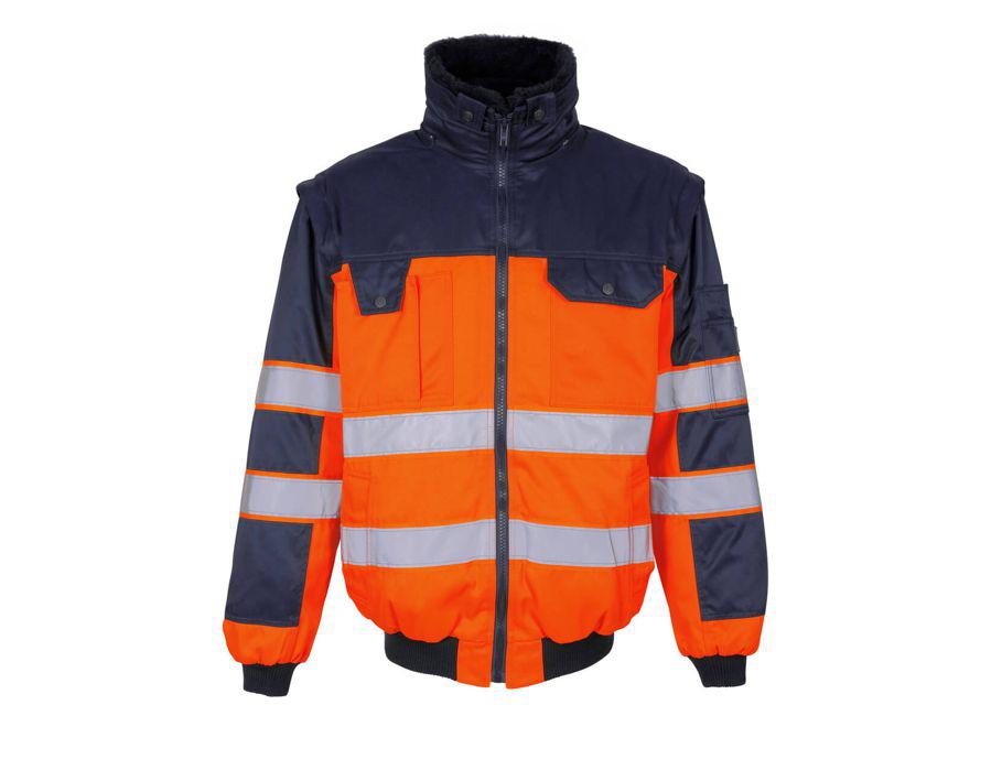 Giacca da pilota SAFE IMAGE hi-vis arancio/blu navy