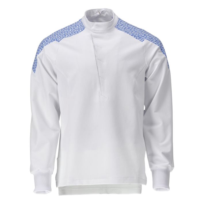 Casacca FOOD & CARE bianco/azzurro
