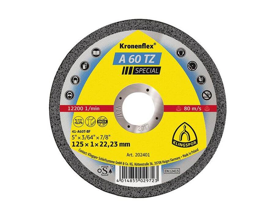 Trennscheibe für Edelstahlbearbeitung A 60 TZ SPECIAL