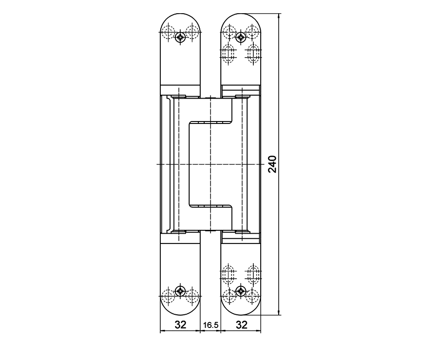Cerniera TECTUS TE 640 3D 