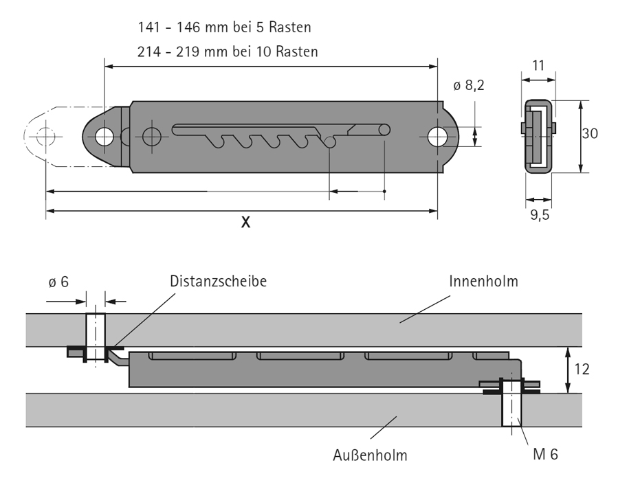 Movimento telescopico di sollevamento Rastomat