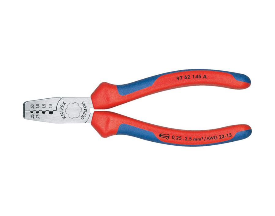 Crimpzange für Aderendhülsen, Trapezprofil