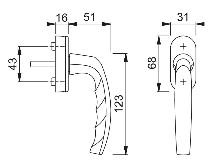 Martellina DK con Secustik® e VarioFit® serie Atlanta 0530/US952