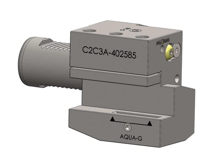 Form C2A links, kurz / Form C3A ÜBERKOPF rechts, kurz, mit innerer Kühlmittelzufuhr